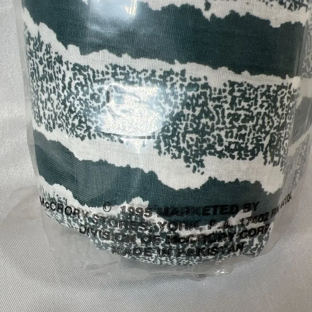 Vintage 1995 Home Coordinate Standard Pillowcases 20x30 Abstract Teal 2 Pack